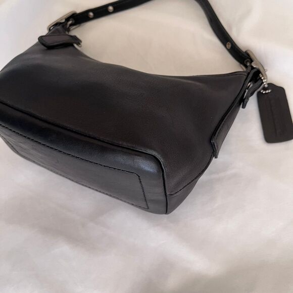 Rare Coach Mini Handbag Demi Purse Silver Hardware Adjustable Strap Costa Rica - Picture 8 of 12